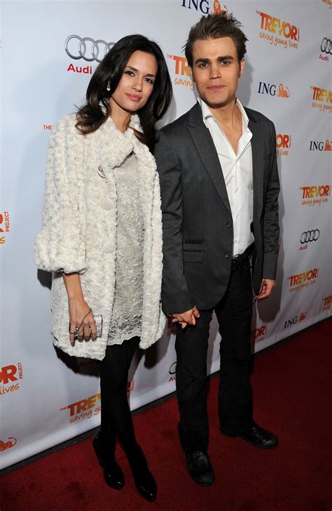 paul and torrey at trevor live april 12th 2011 paul wesley and torrey devitto photo