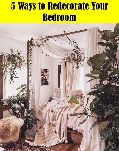 Five Ways To Redecorate Your Bedroom With Images Bedroom