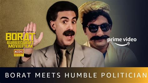 Borat Meets Humble Politician Danish Sait Sacha Baron Cohen Borat