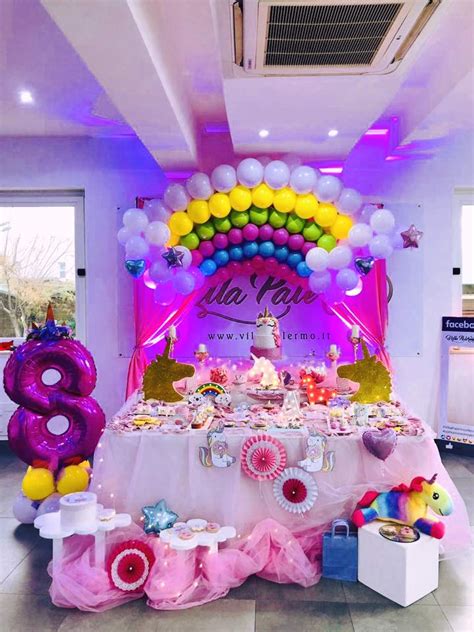 Quale augurio migliore se non quello di maturare con maggiore consapevolezza? Festa di Compleanno Tema Unicorni · Villa Palermo ...