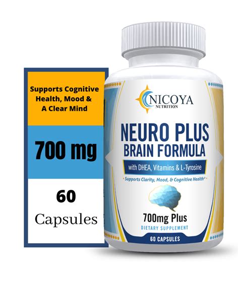 Neuro Plus Brain And Focus Formula Vitamin Supplement Nicoya Nutrition