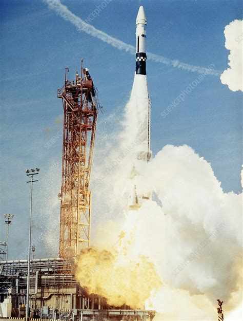 Atlas Agena Rocket Launch For Gemini 8 Stock Image S3400065
