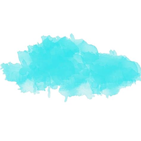 Png Sombreado Azul Logo En Acuarela Arte Abstracto Con Acuarelas