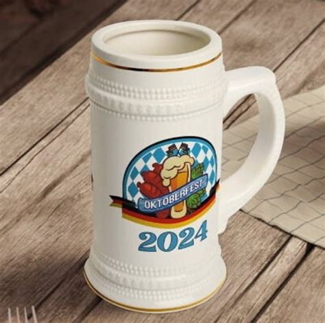 2024 Oktoberfest Beer Stein Mug Oktoberfest Mug Oktoberfest Etsy