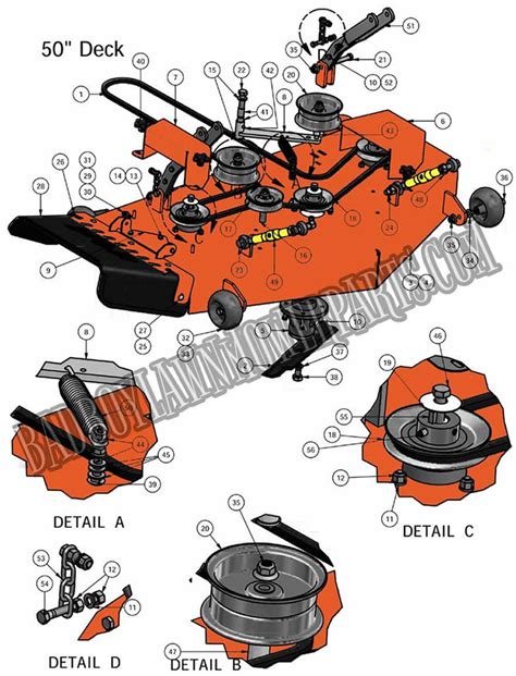 2010 CZT 50 DECK ASSEMBLY Or Bad Boy Parts Number 10CZT50DK