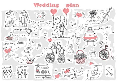 Wedding Planning Illustrations Royalty Free Vector Graphics And Clip Art
