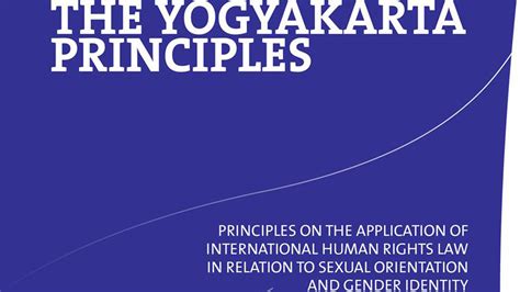 The Yogyakarta Principles And Intersex People Intersex Human Rights Australia