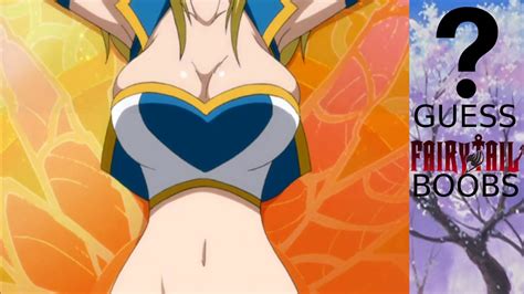 Guess Fairy Tail Characters From Their Boobs L 20 Boobs L Anime Quiz Youtube