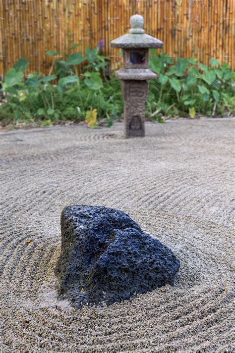 Japanese Rock Garden Texture