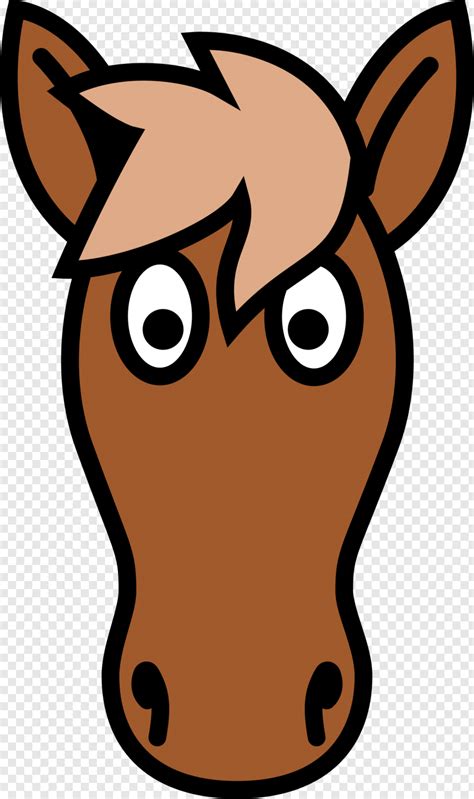 Simple Clipart Horse Head Cartoon Horse Head Clipart 1274x2151