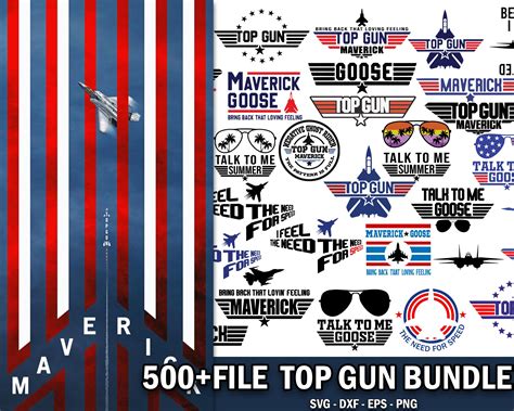 500 File Top Gun Bundle Svg Top Gun Svg Inspire Uplift
