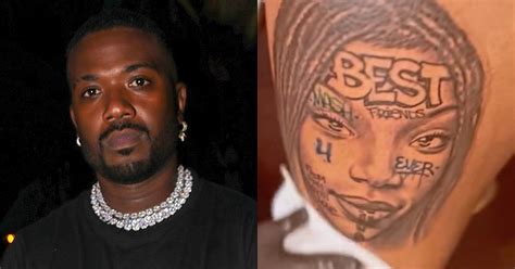 Ray J Gets Tattoo Of Brandy With Face Tats Xxl