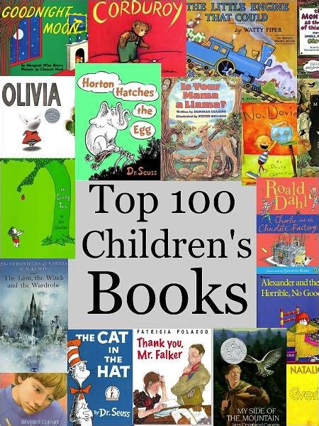 Best Books For Kids Top 100 Childrens Books By Sallie Anderson Nook