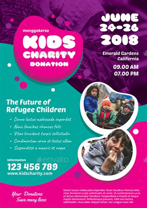 20 Best Charity Flyer Templates 2019 Templatefor