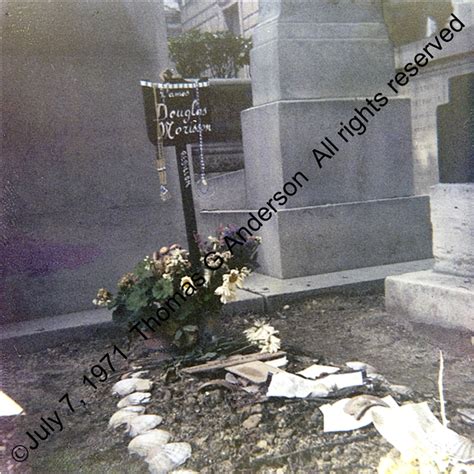 Lot Detail Jim Morrison Grave Photographs With Copyright