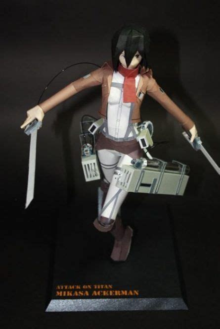 Mikasa ackerman is cousin to levi ackerman. Mikasa Ackerman Papercraft | Mô hình