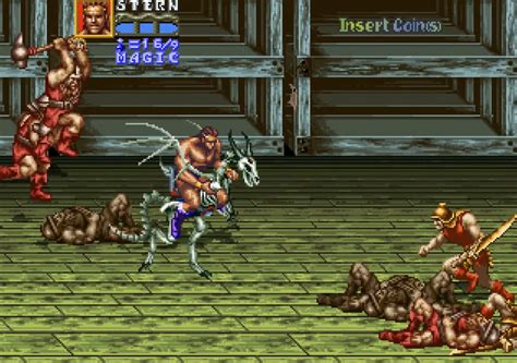 golden axe the revenge of death adder arcade screenshots