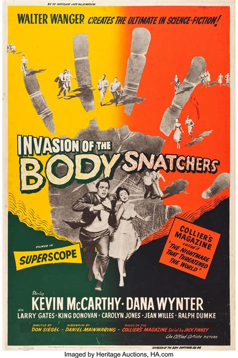 40” X 60” Invasion Of The Body Snatchers Released Feb 6 1956 Stars Kevin Mccarthy And Dana