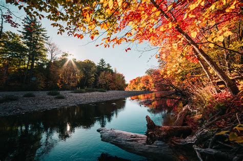 Calm River in the Autumn Royalty-Free Stock Photo and Image