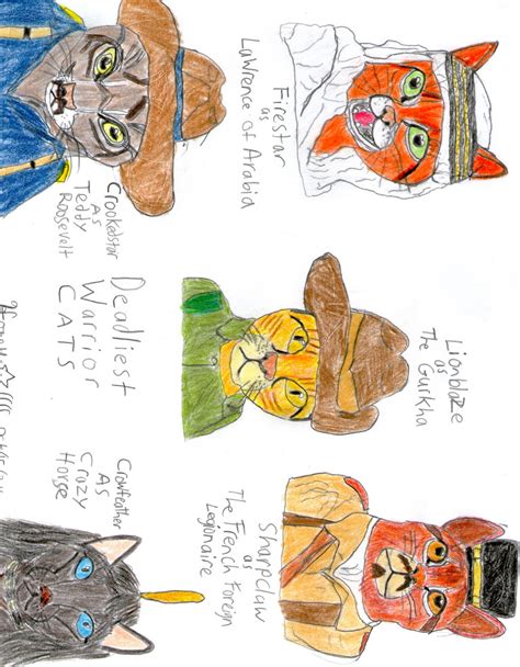We post warrior cats fan art either drawn by ourselves or someone else (if you wish to submit art Deadliest Warrior Epic Battles: Deadliest Warrior Cats fanart by me Evil Kitties updated