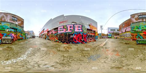 360° View Of Los Angeles Downtown Graffiti Alleyway Complex 33 Tojek