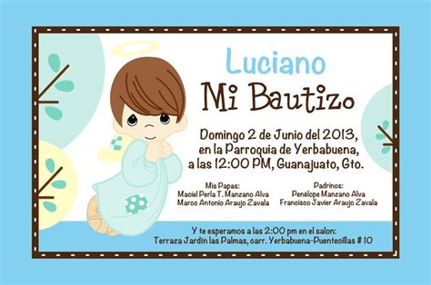 ¿buscas un software para diseñar tarjetas de invitación tú mismo? Invitacion Bautizo Luciano, by jenny | Mis Creaciones ...
