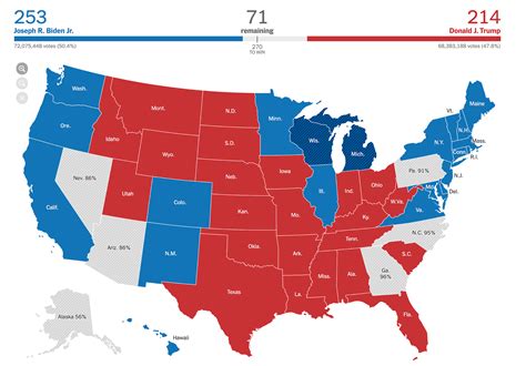 How To Read Us Election Maps As Votes Are Being Counted U Of G News