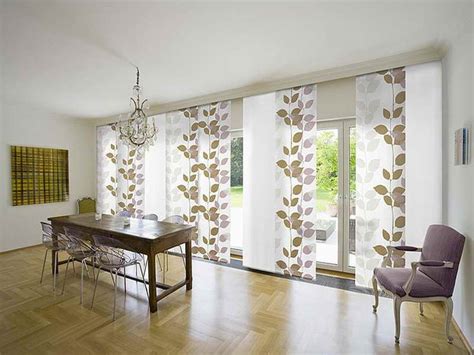 Its flexibility makes it perfect if you need to open and close the curtains frequently. Window Treatment for Sliding Glass Door - HomesFeed