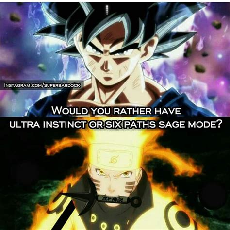Elegant Ultra Instinct Goku Vs Naruto Friend Quotes