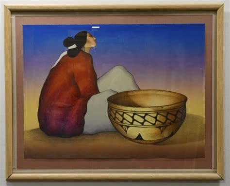 Sold Price Rc Gorman Signed Artist Proof Navajo Lithograph January