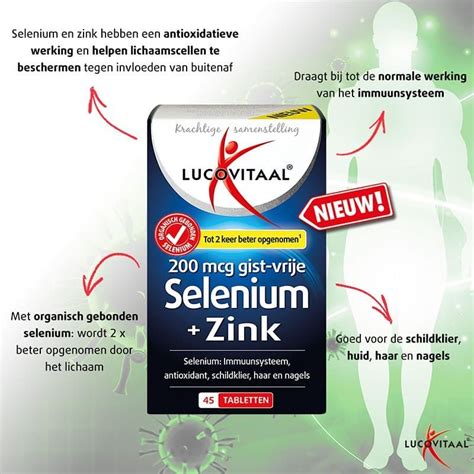 It plays a vital role in cell and immune function and protein synthesis. Selenium Zink tabletten - Immuunsysteem, Haaruitval en ...
