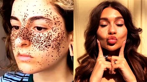 Fake Freckles Diy Tutorial Compilation Summer Makeup Trends 2018