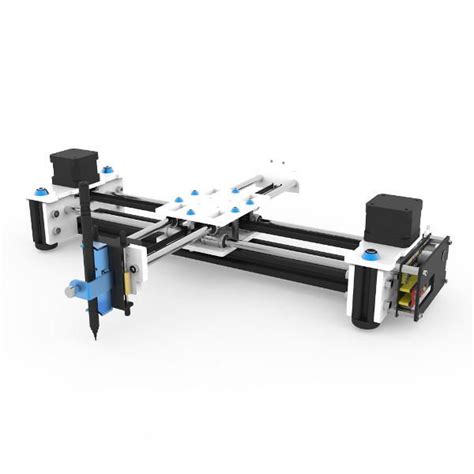 Xy plotter is a drawing robot based on makeblock platform, precision is 0.1mm, working area is 310mm×390mm. EleksMaker® EleksDraw XY Plotter Pen Drawing Writing Robot ...