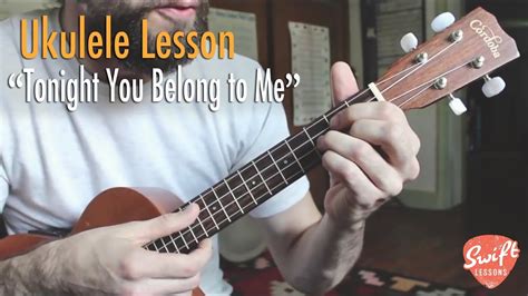 Tonight You Belong To Me Easy Beginner Ukulele Song Lesson Chords