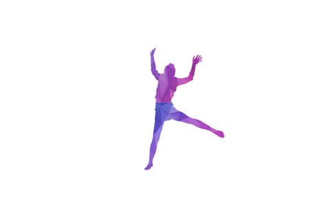 Modern Dance Purple Wallpaper Youthjumpsilhouette Png Download