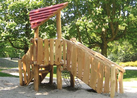 Playtower With Balustrade Made Of Robinia Wood Ziegler Spielplätze