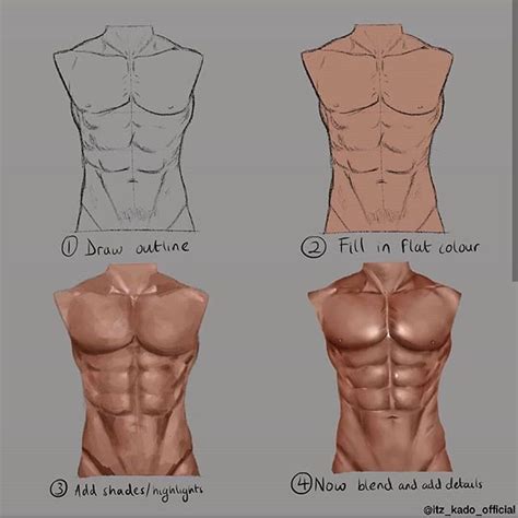 Illustration Drawing Tips On Instagram Refecences Time Fit Male And