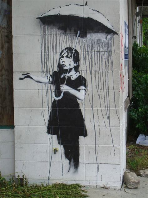 Banksy began his graffiti career by admiring the works of blek le rat. rambles with a camera: Banksy ...