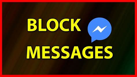 How To Block Messages From Facebook Messenger On Android 2020