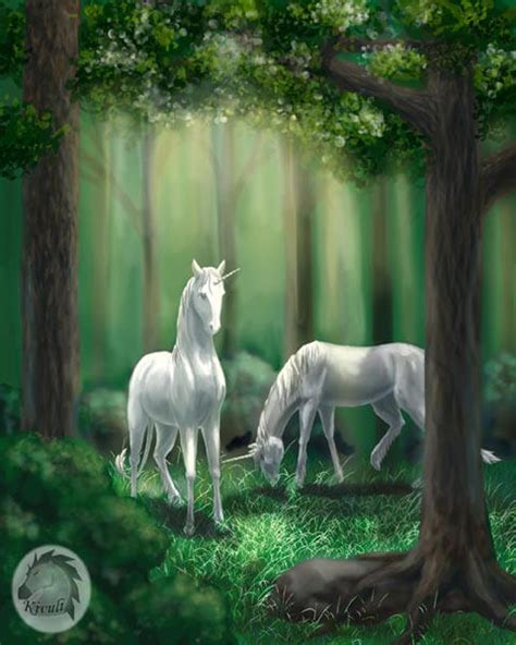 Unicorns Forest By Kivuli On Deviantart