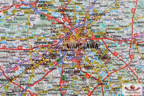 Mapa Samochodowa Polski