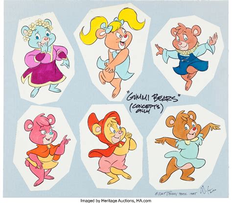 Gummi Bears 80s Cartoons Looney Tunes Wallpaper Gummy