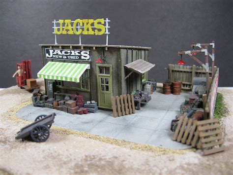 Jacks Backyard Laser Cut Wood Kit Ho Scale Model Railroad