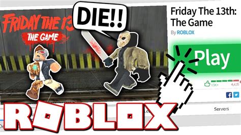 Playing Friday The 13th On Friday The 13th Roblox Youtube