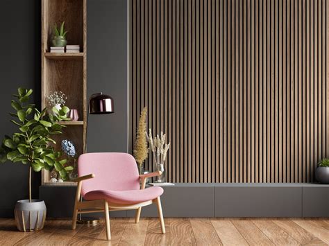 Acupanel® Contemporary Walnut Acoustic Wood Wall Panels Wood Slat