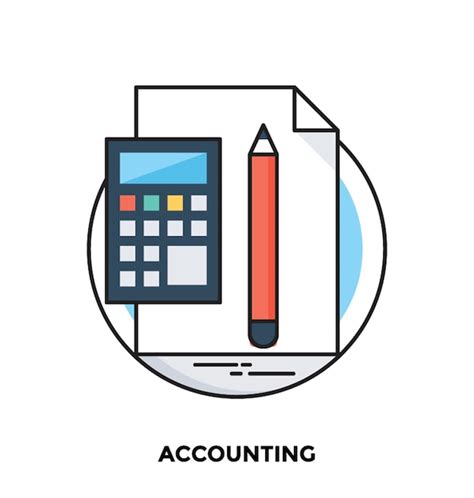 Premium Vector Accounting Flat Vector Icon