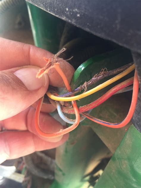 How Do You Fix Wires On A Deere 5065e Where The Rats Chewed The Wires