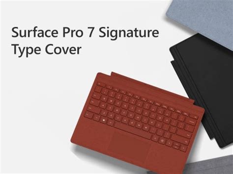 Buy Microsoft M1725 Surface Pro Signature Type Cover Keyboard Poppy