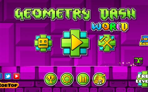 Скачать игру Geometry Dash World на Андроид