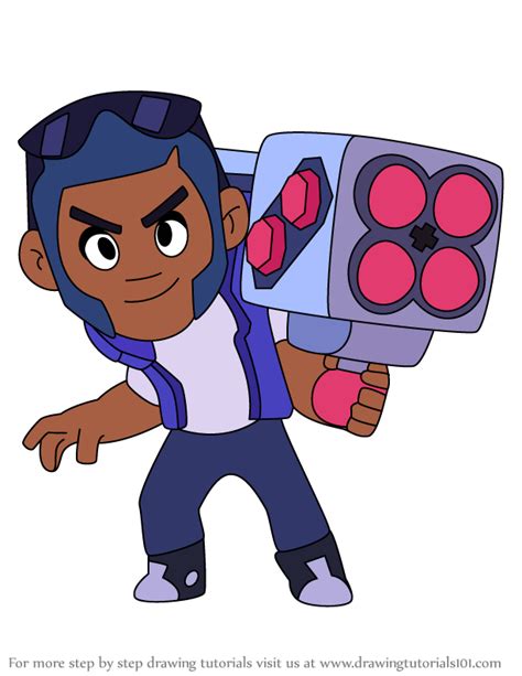 Attack, super and gadget description. Learn How to Draw Brock from Brawl Stars (Brawl Stars ...